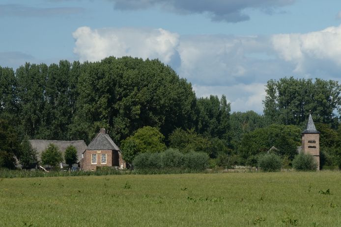 Het Duijfhuis met duiventoren.
