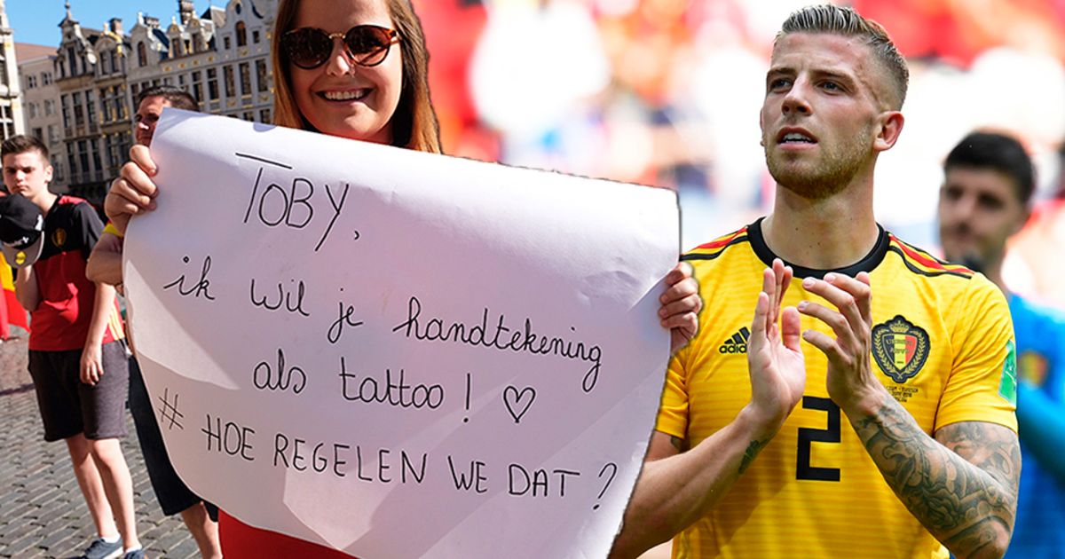 Alderweireld is op zoek naar jonge vrouw die opvallend ...