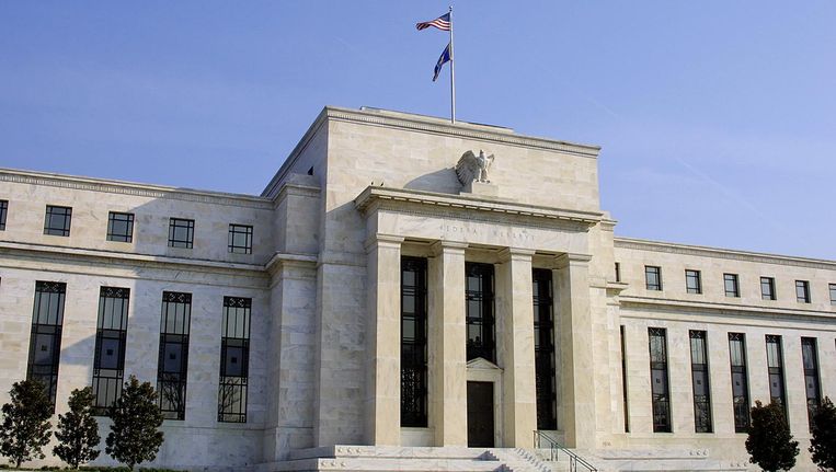 De Amerikaanse Federal Reserve in Washington, D.C. op 19 maart 2005. Beeld afp