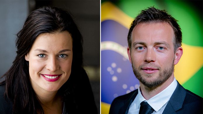 Edith Bosch (links) en Henry Schut.