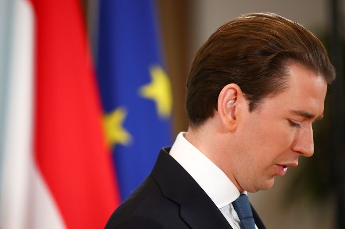 De voormalige kanselier van Oostenrijk, "wonderboy" Sebastian Kurz.