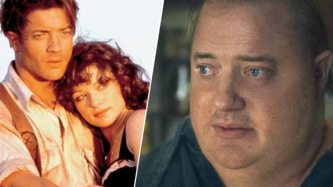 Brendan Fraser onherkenbaar in nieuwe film ‘The Whale’, als man van 200 kilo 