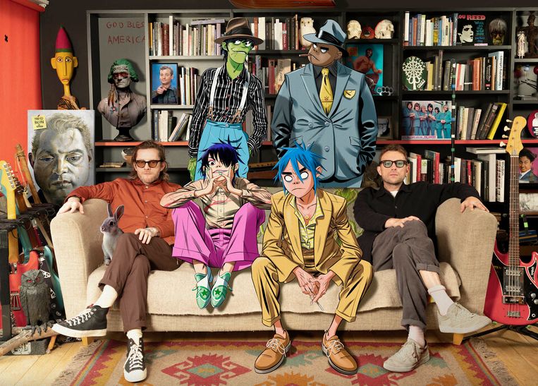 Gorillaz Beeld 