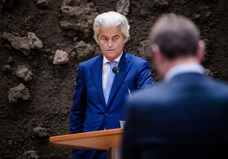 Geert Wilders kan al jaren geen stap buiten de deur zetten zonder beveiligers.  Beeld ANP