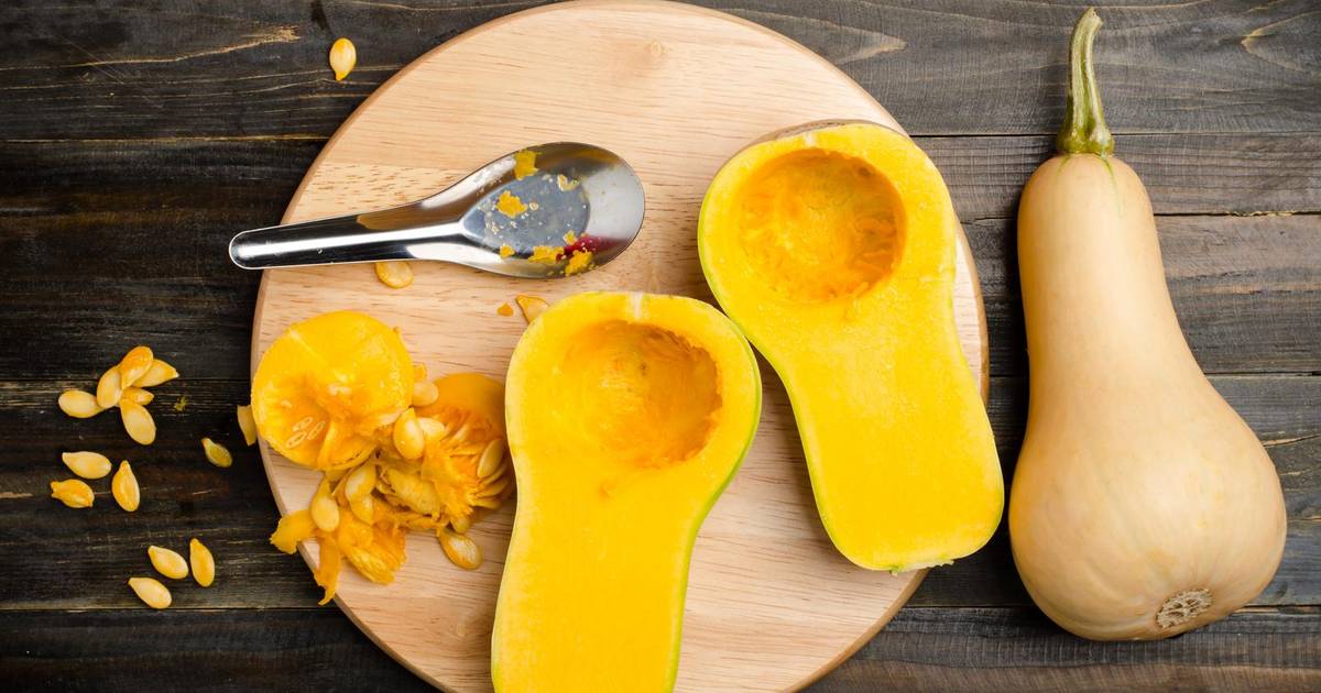 Dit is de makkelijkste manier om een butternut te snijden | Nieuws | hln.be