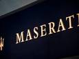 Het logo van Maserati.
