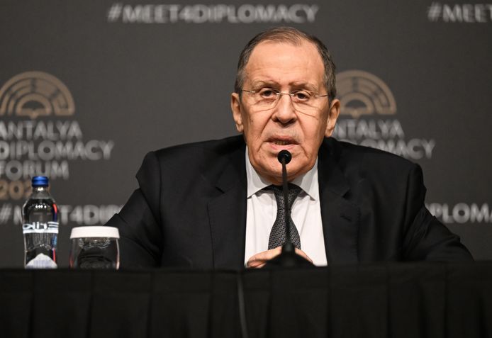 Il ministro degli Esteri russo Sergei Lavrov.