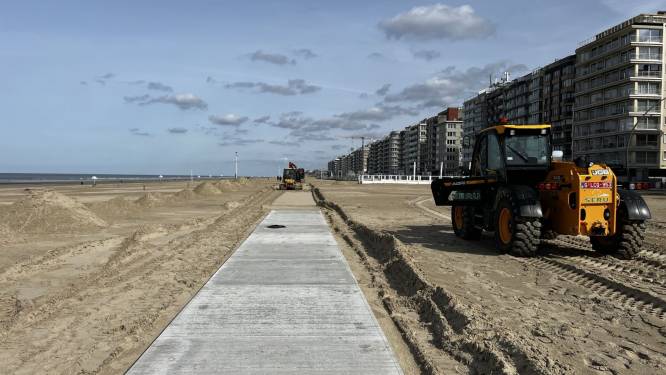 Betonnen wandelpad op strand mag (voorlopig) blijven liggen: “We begraven de strijdbijl nog niet”