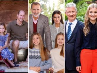 In het zonnetje, op reis of met een mondmasker: dit zijn de kerstkaarten van de royals
