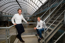 Niek (L)  en Tijn (R) Leussink, eigenaren van meerdere succesvolle Jumbo's in Twente.