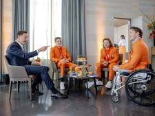 Medaillewinnaars Paralympics toegesproken door Mark Rutte en op bezoek bij de koning