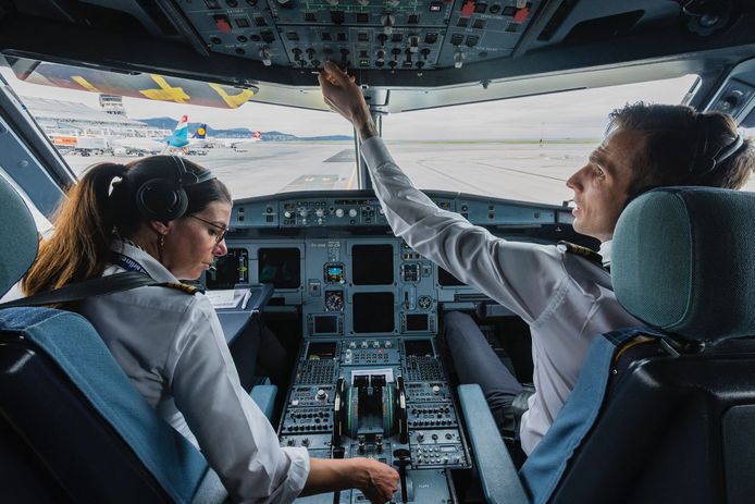 Illustratiebeeld cockpit Brussels Airlines