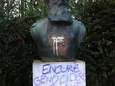 Activisten stelen Leopold II-buste uit Brusselse Dudenpark