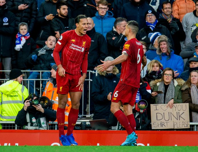 Virgil van Dijk en Dejan Lovren (rechts).