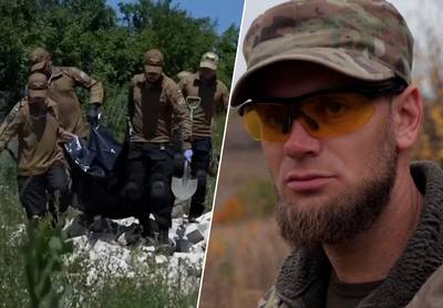 KIJK. Oekraïense Oleksii brengt dode Russische soldaten terug naar hun familie: “We zijn niet in oorlog met de doden”