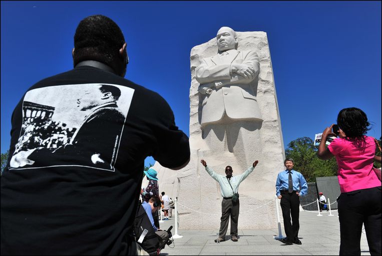 Inscriptie Martin Luther King Monument wordt aangepast na