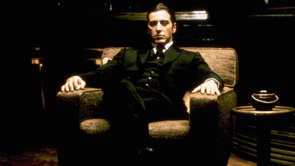 Al Pacino in The Godfather: Part II (Francis Ford Coppola, 1974). Beeld 
