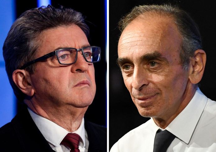 Jean-Luc Mélenchon et Éric Zemmour
