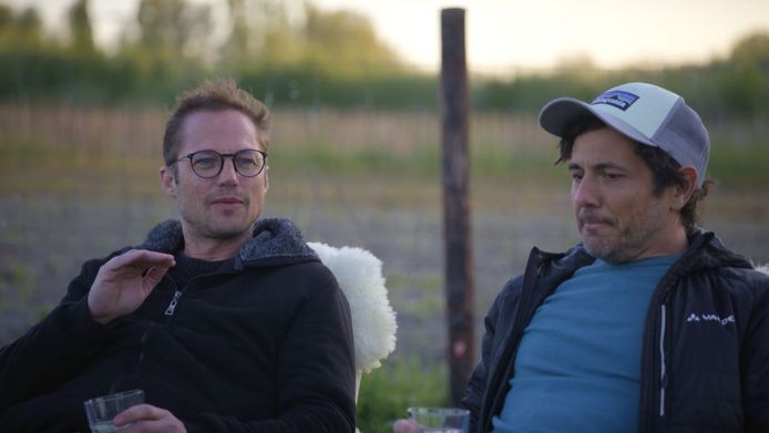 Mathias en Dieter Coppens in 'Boer Coppens'