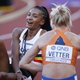Even is er een flits van hoop, daarna berust zevenkampster Anouk Vetter in zilver