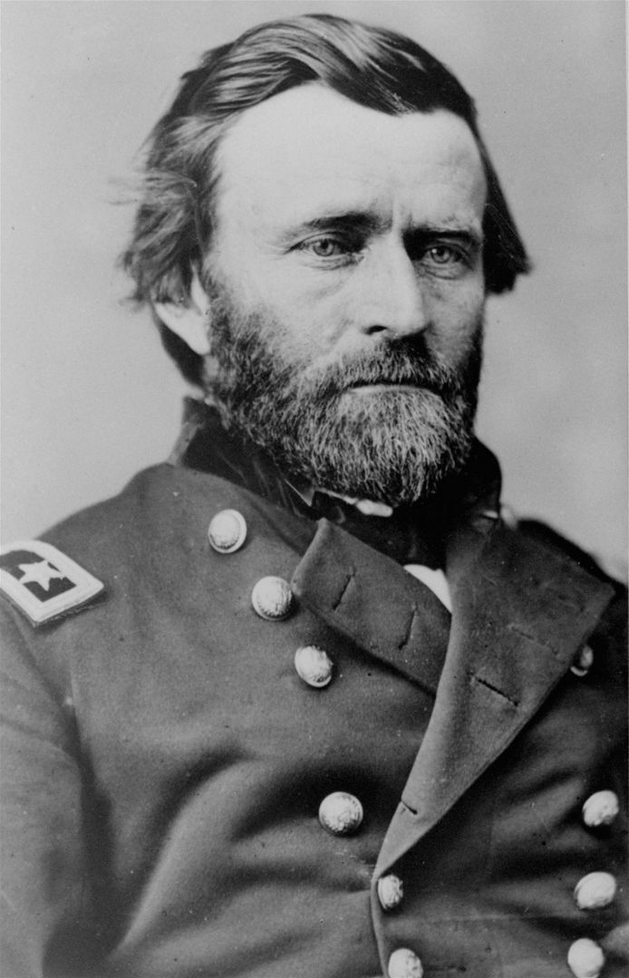 De echte Ulysses S. Grant. De generaal die de Amerikaanse burgeroorlog won voor de Noordelijken.