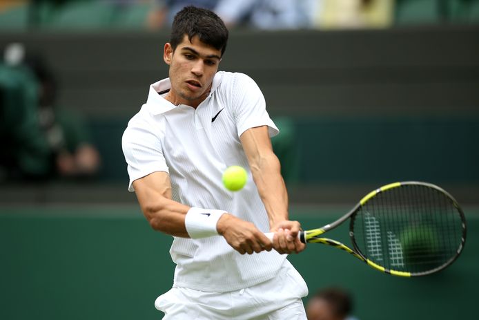 Carlos Alcaraz (archives, Wimbledon 2021)