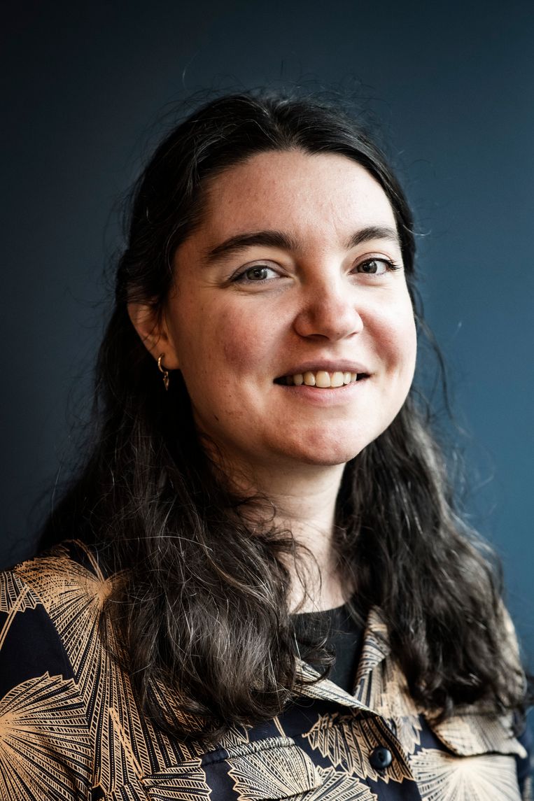 Yanaika Denoyelle: 'Onze oudste kerncentrales zijn geen vijftig jaar oud. In de VS moeten ze tachtig jaar worden.' Beeld Saskia Vanderstichele