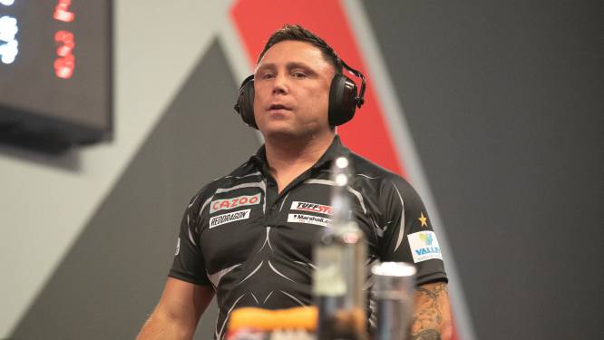 Gerwyn Price over verbod koptelefoons tijdens dartswedstrijden: ‘Wil het er niet meer over hebben’