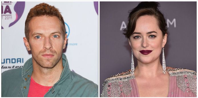 Chris Martin en Dakota Johnson.