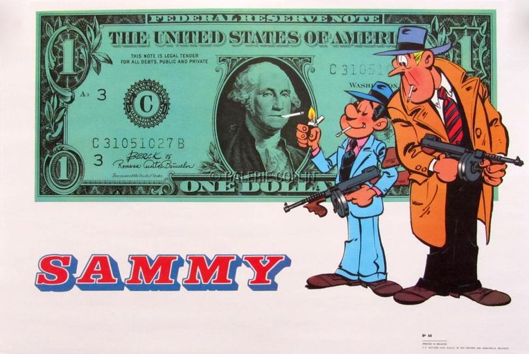 Bercks succesreeks was 'Sammy', over Sammy en Jack, twee lijfwachten tijdens de Amerikaanse drooglegging in de jaren twintig. Beeld RV Berck