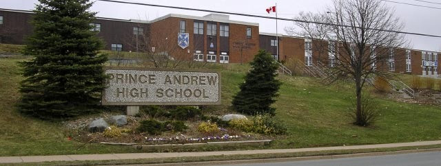De Prince Andrew High School in Dartmouth.