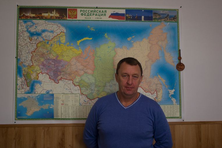 Oleg Koezmenko, eigenaar van een agrarisch bedrijf: ‘De subsidies helpen enorm.’ Beeld Jarron Kamphorst