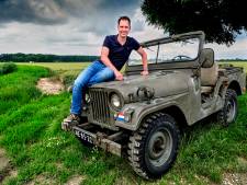 De Jeep van Floris (40) reed in het leger: ‘Met snorkel kan-ie onderwater, maar dat durf ik niet aan’