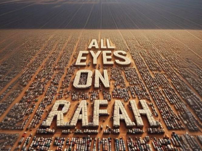 AI-beeld “All eyes on Rafah” al meer dan 25 miljoen keer online gedeeld: wat betekent het?