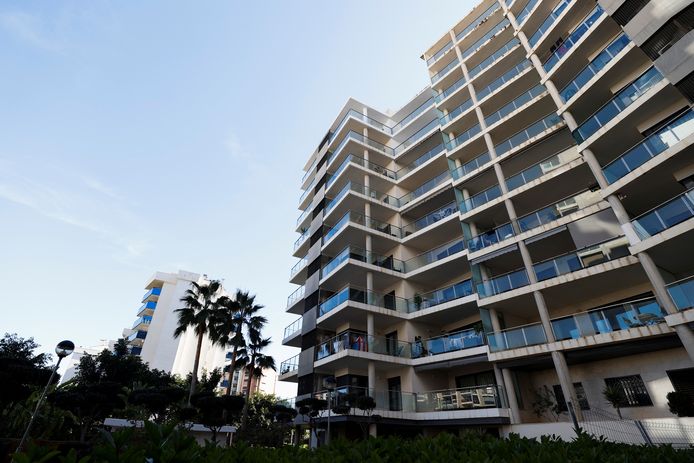 The apartment building in Villajoyosa where the former pilot lived.