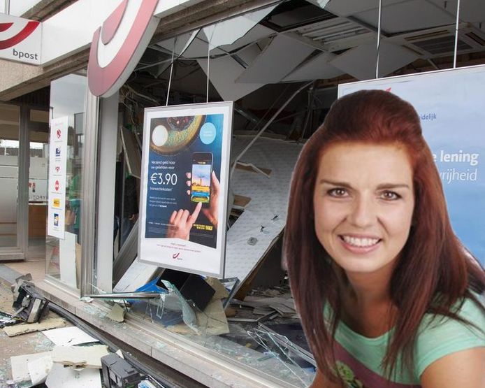 De ravage na elke plofkraak is groot.