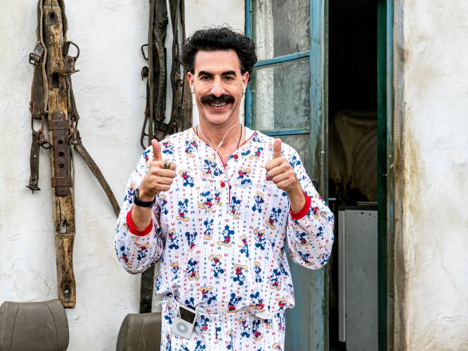 Nieuwe Borat-film dag eerder uitgebracht vanwege ophef rond compromitterende scène met Trumps advocaat