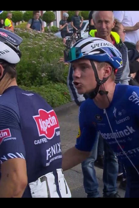 Remco Evenepoel en colère contre Gianni Vermeersch: “Tu vas me rire au nez maintenant?”