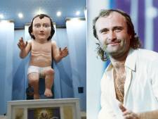 Mexicaanse kerk zet Jezusbeeld neer dat op Phil Collins lijkt
