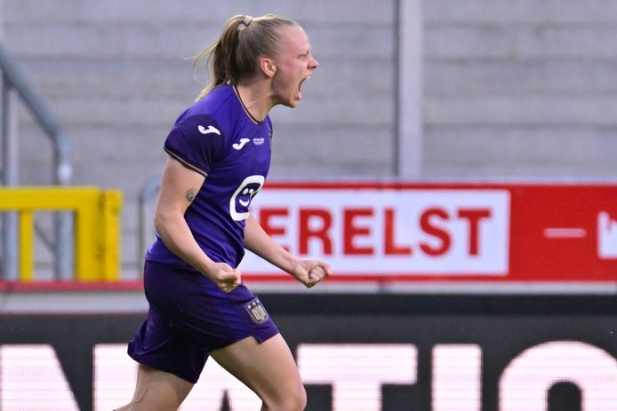 Sarah Wijnants scoorde de 1-0 voor Anderlecht.