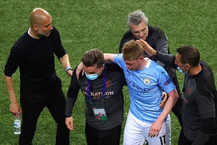 Grote Schok In Champions League Finale Kevin De Bruyne Huilend Van Het Veld Na Harde Botsing Met Rudiger De Morgen