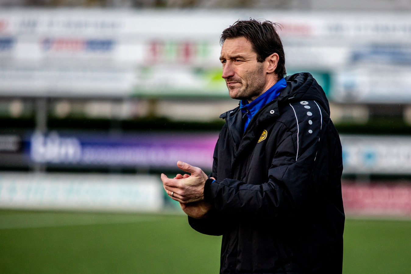 Wedstrijdformulier UNA AWC kleurt donkerrood, maar trainer Gommans