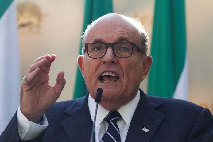 Rudy Giuliani, oud-burgemeester van New York en persoonlijke advocaat van Donald Trump.