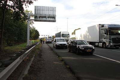 Vier voertuigen betrokken bij kettingbotsing op A35 bij Borne