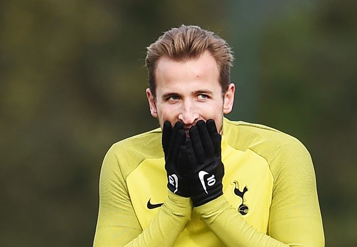 Kane hervatte vandaag op training met Tottenham.