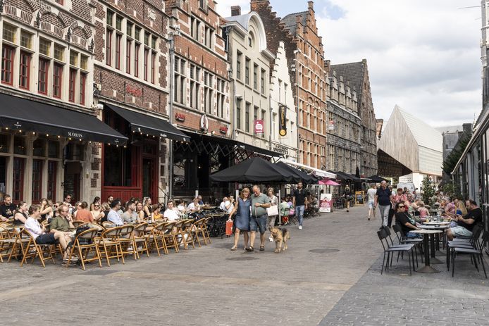 De binnenstad van Gent.