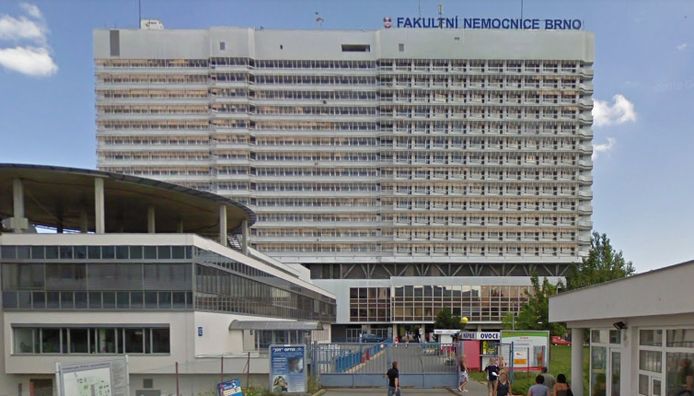 Het universitair ziekenhuis in Brno.