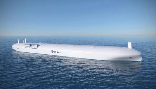 Een ander prototype robotschip van Rolls Royce