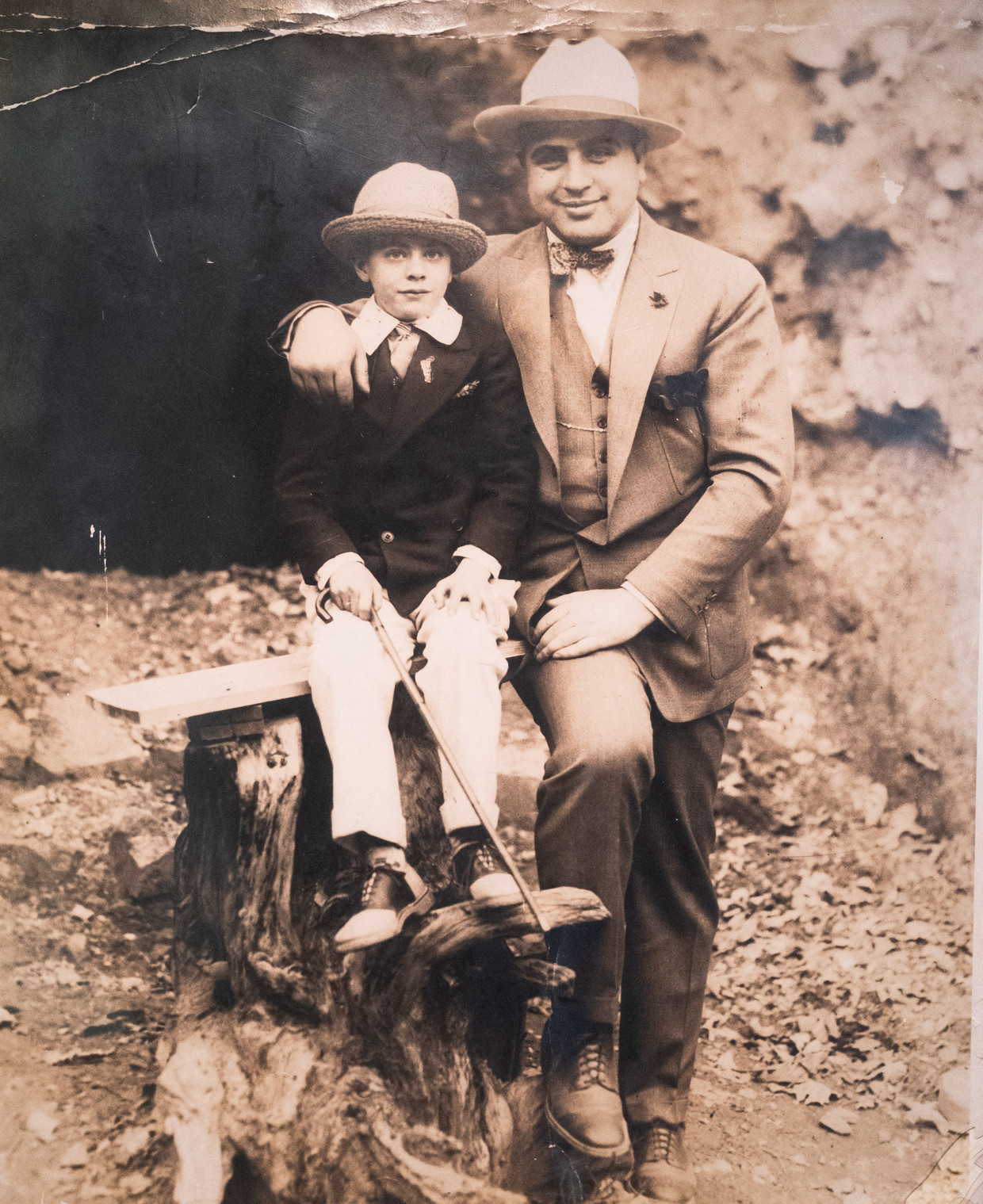 Al Capone met zijn zoon Sonny. Beeld ANP / AFP