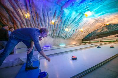 Zelfs curlen wordt ‘fun’ bij Playdôme in Roosendaal